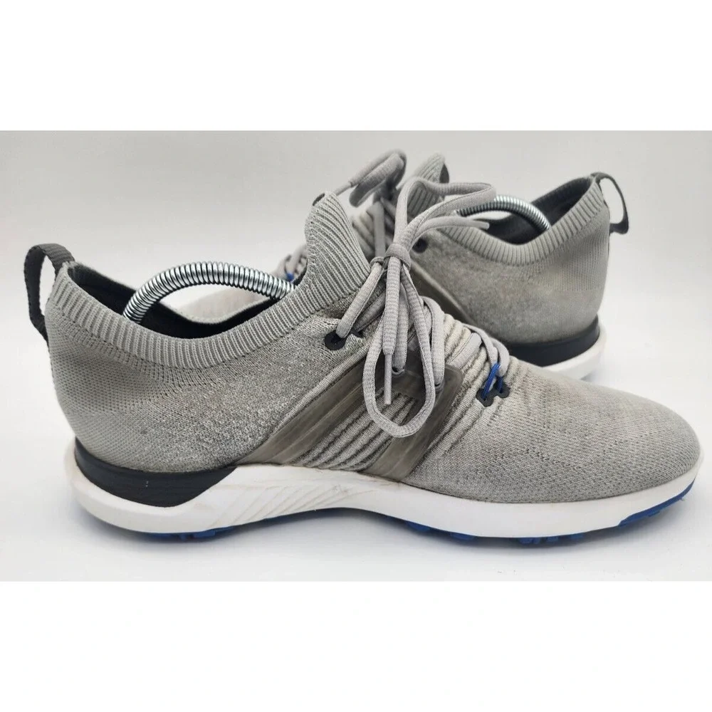 Footjoy HyperFlex Mens 11.5M Gray Knit 51080 Soft Cleats‎ StratoFoam Golf Shoes